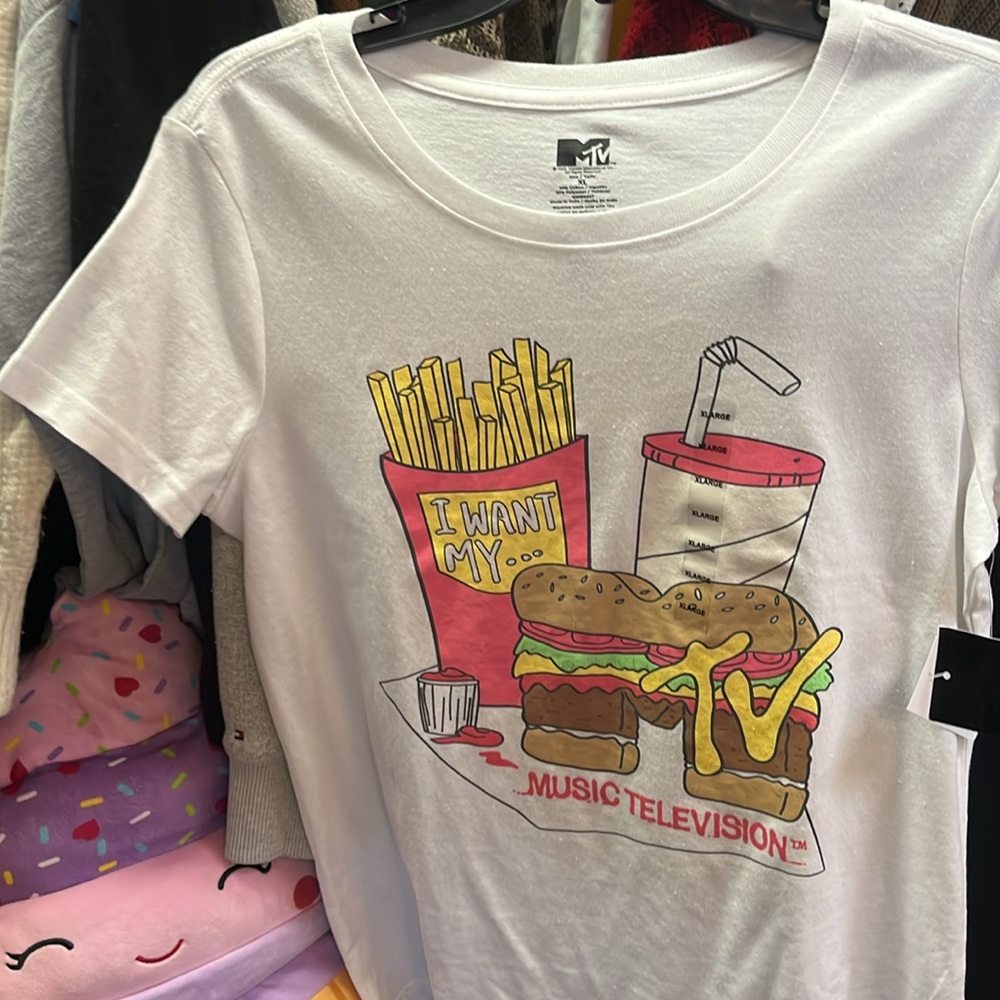 MTV White Graphic T-Shirt - Picture 5 of 5